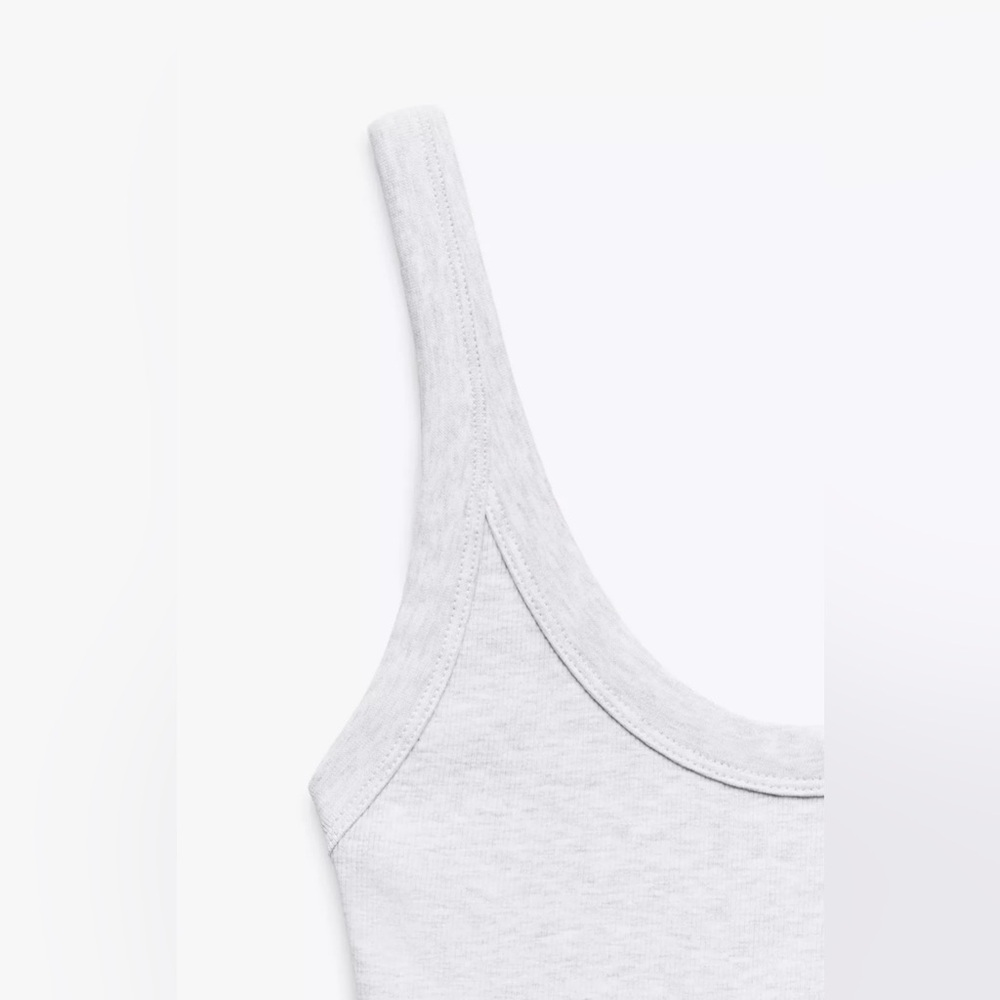 ZARA Ribbed Bodysuit - Picture 7 of 11